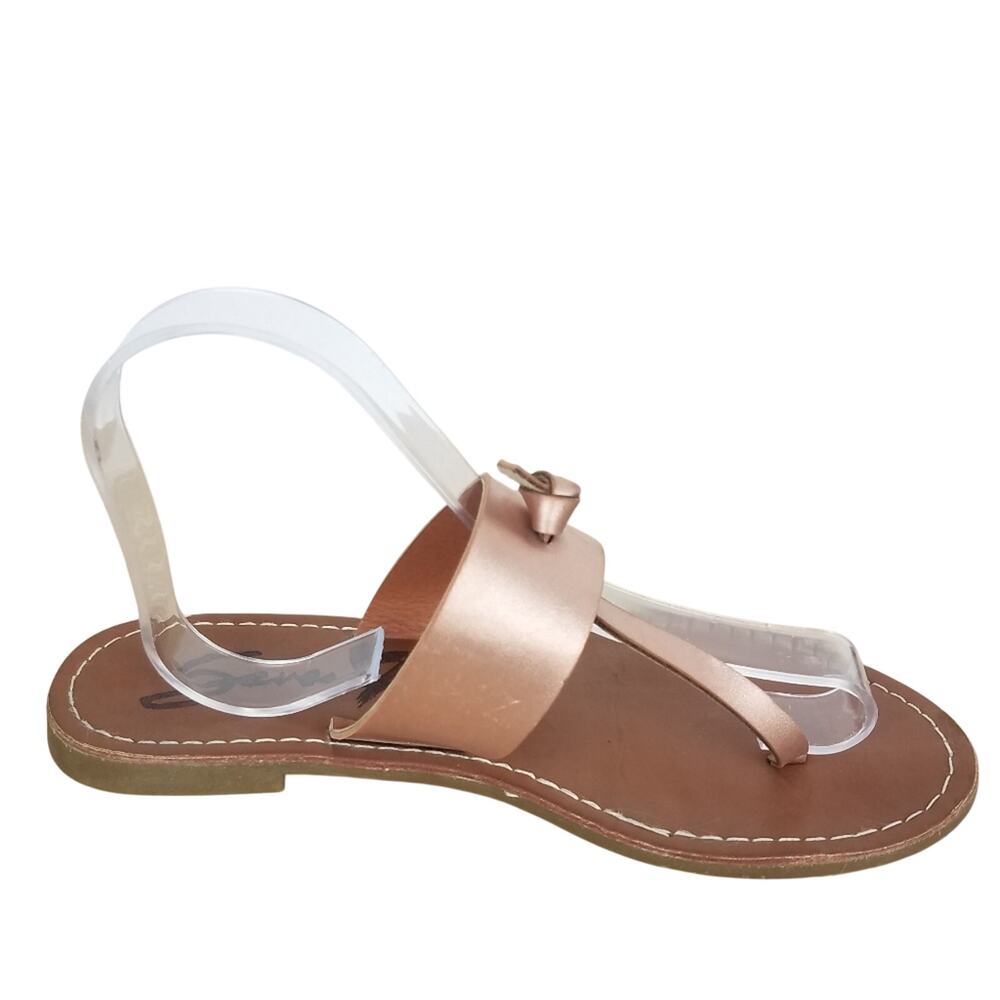 Seven 7 | Rose Gold Thong Sandals Flats Nuvo 8